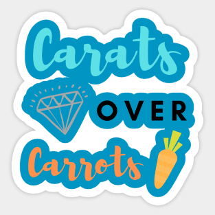 Easter Carats or Carrots Sticker